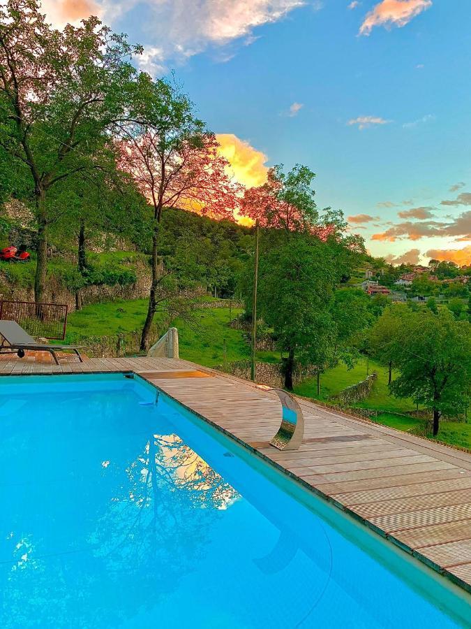 La Casa Sulla Collina Del Castello Villa Breno Kültér fotó